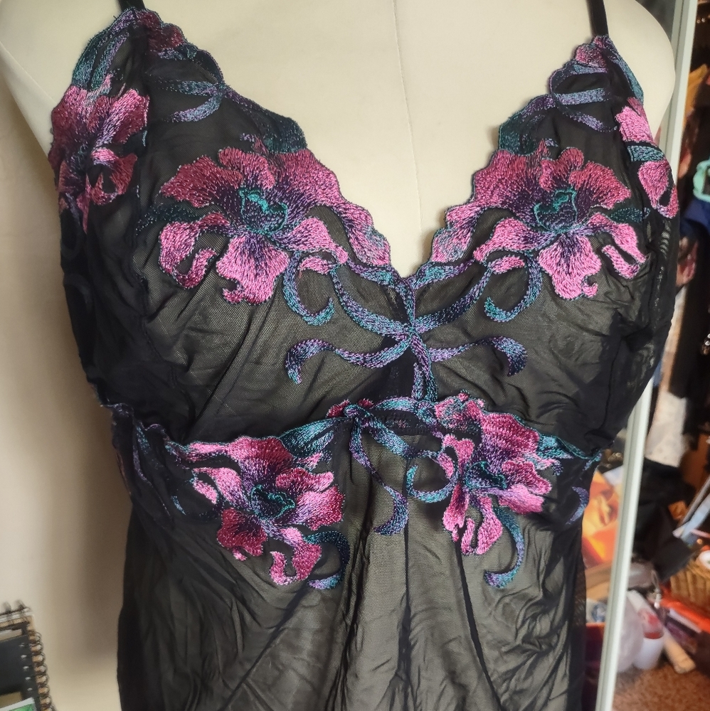 Floral lingerie top